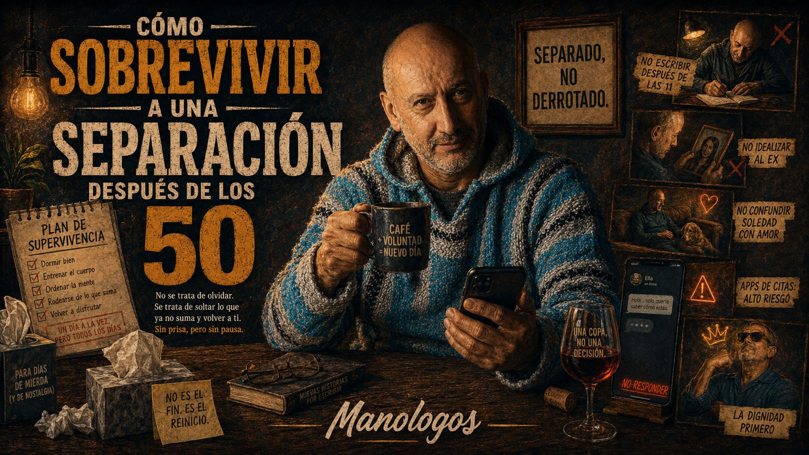 Cómo sobrevivir a una separación después de los 50