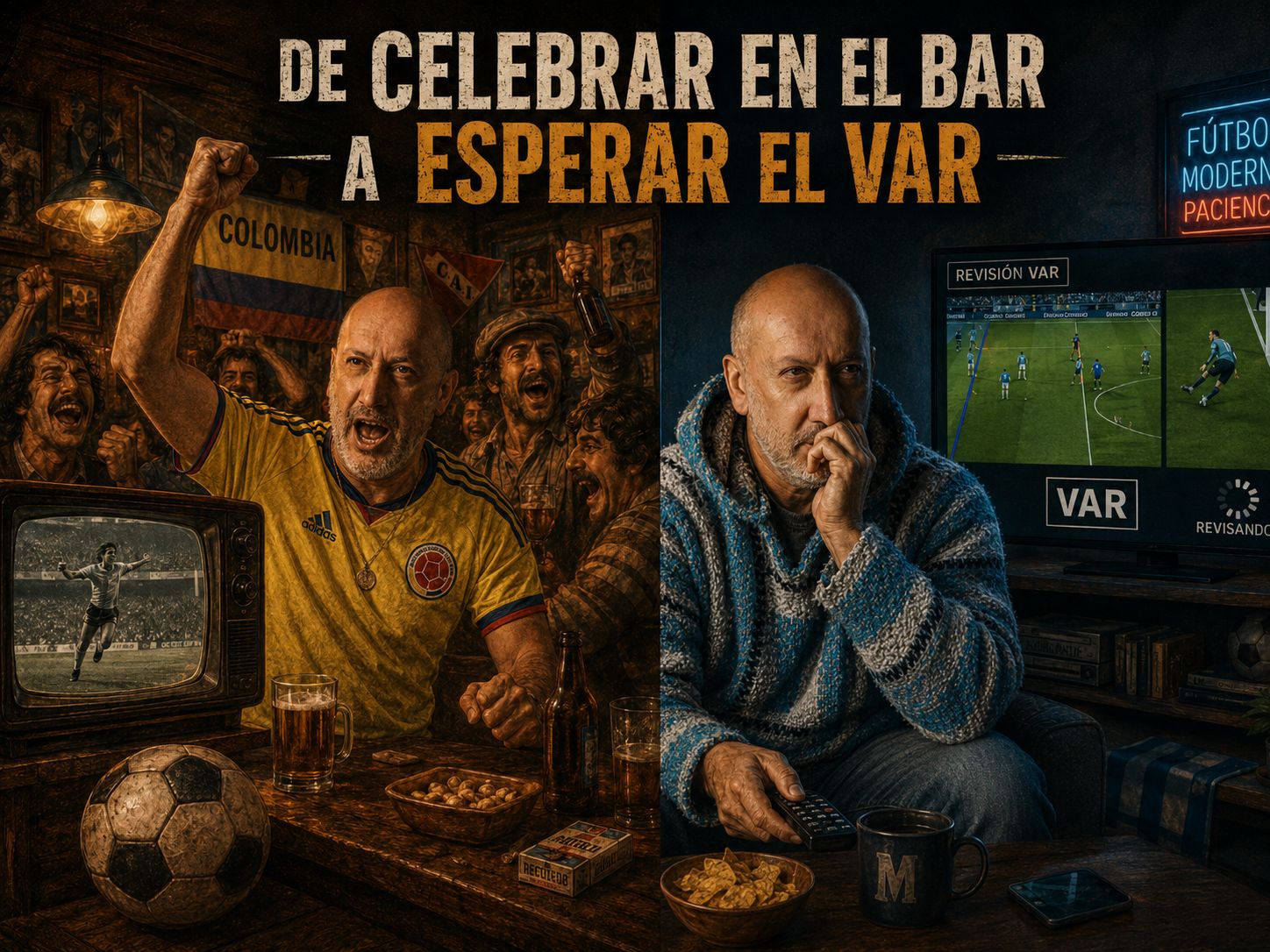 De celebrar en el bar a esperar por el VAR