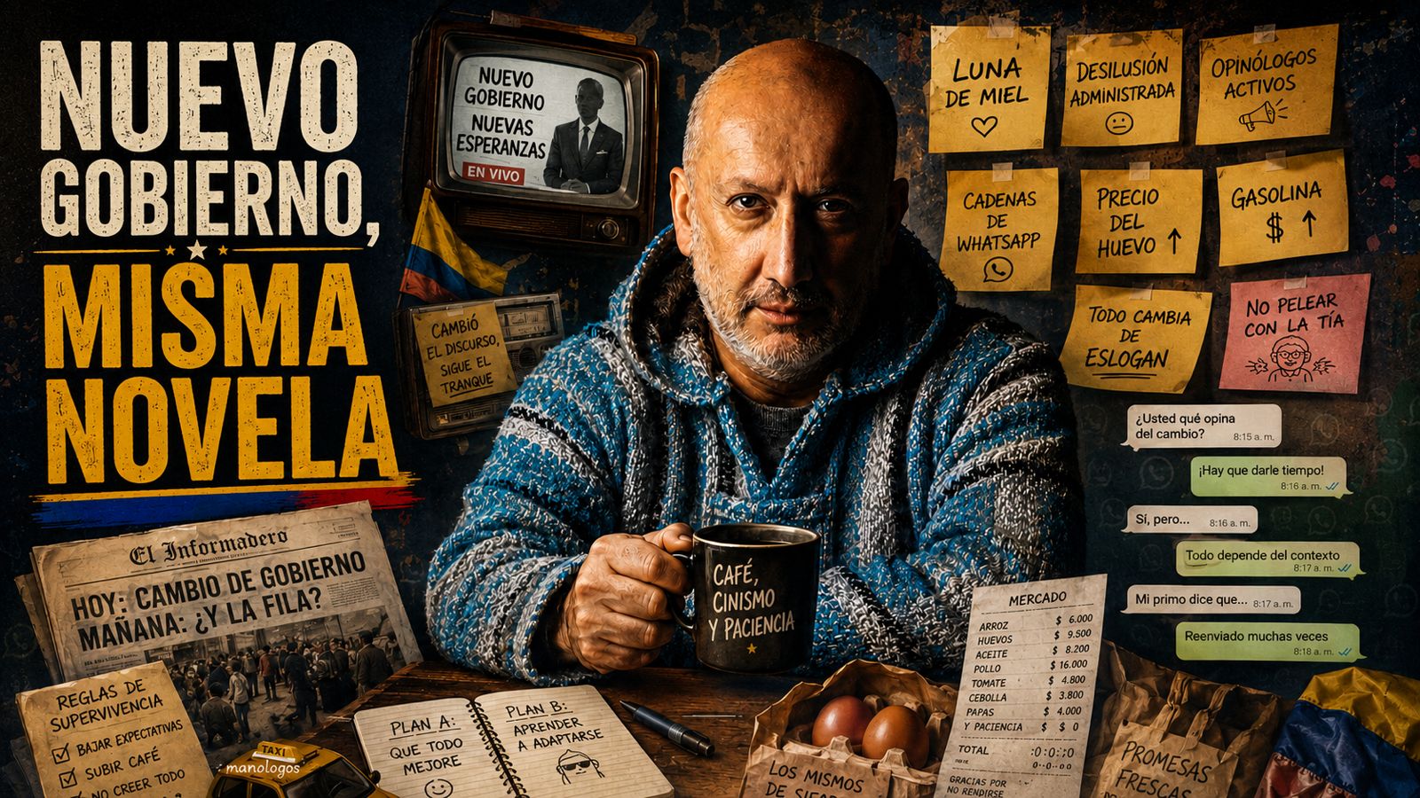Nuevo gobierno, misma novela