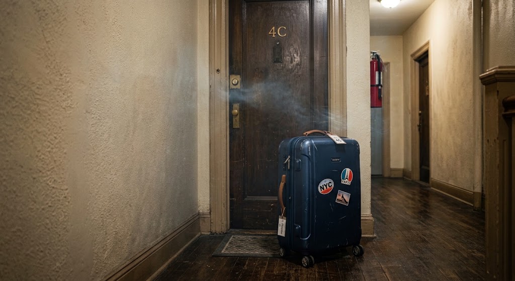 El fantasma que llega con maleta